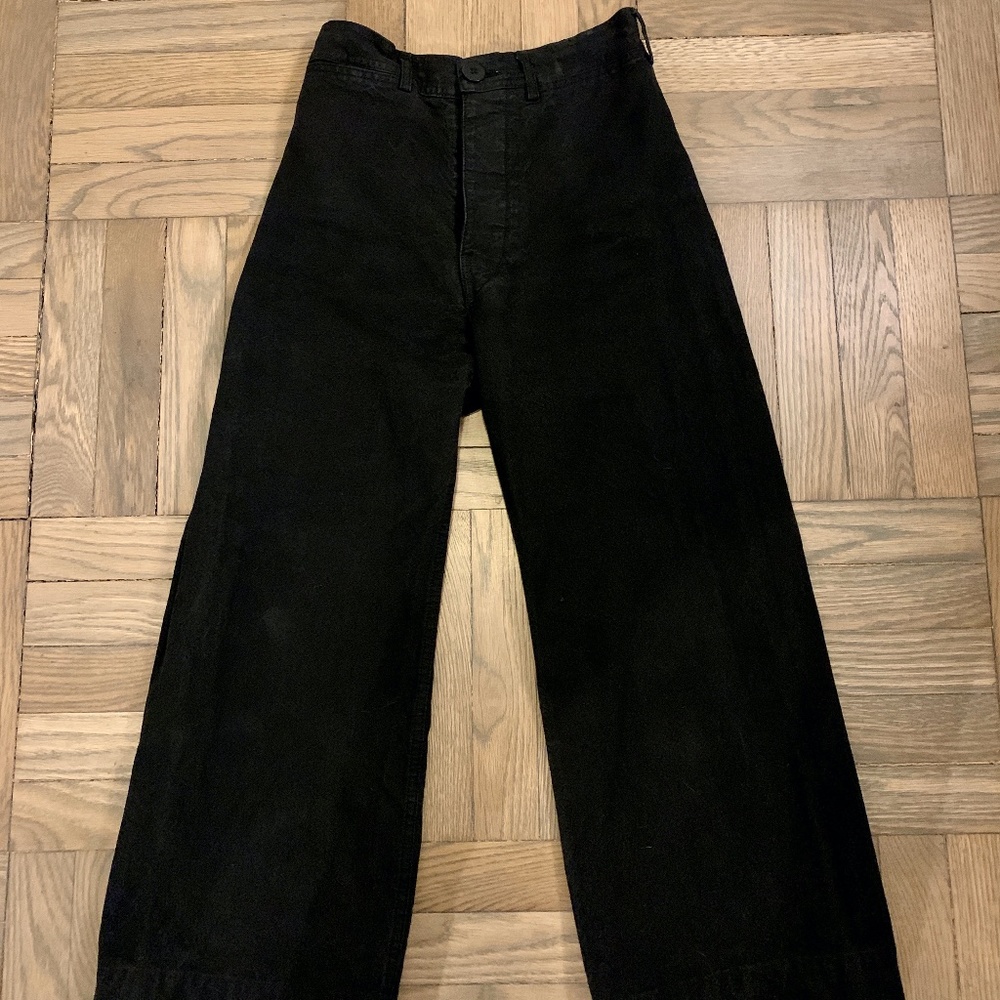 Jesse Kamm Sailor Pants in Black, Size 2
